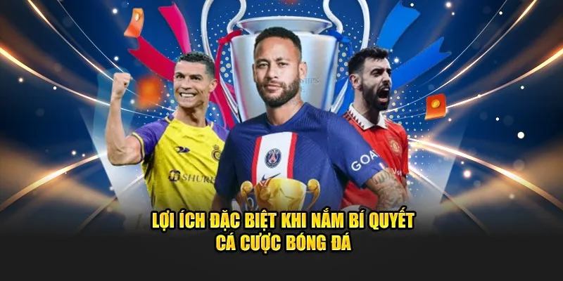 Lợi ích đặc biệt khi nắm bí quyết cá cược bóng đá